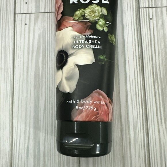 Bath and Body Works Rose 24 HR Moisture Ultra Shea Body Cream 8 oz - Picture 3 of 7
